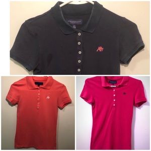 3 Aeropostale polo shirts